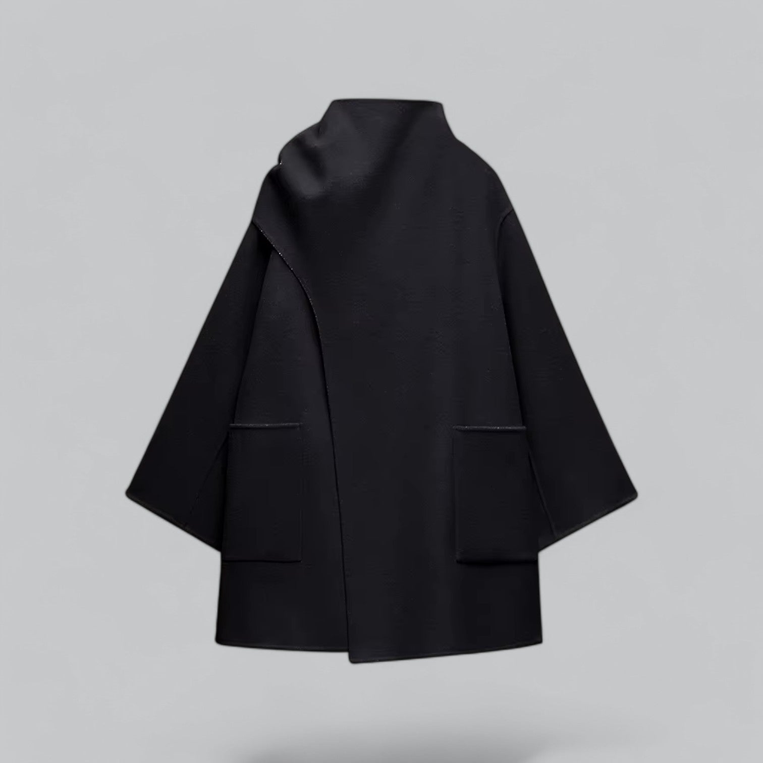 Valenti | Classy Scarf Cape Coat Woollen Winter Jacket