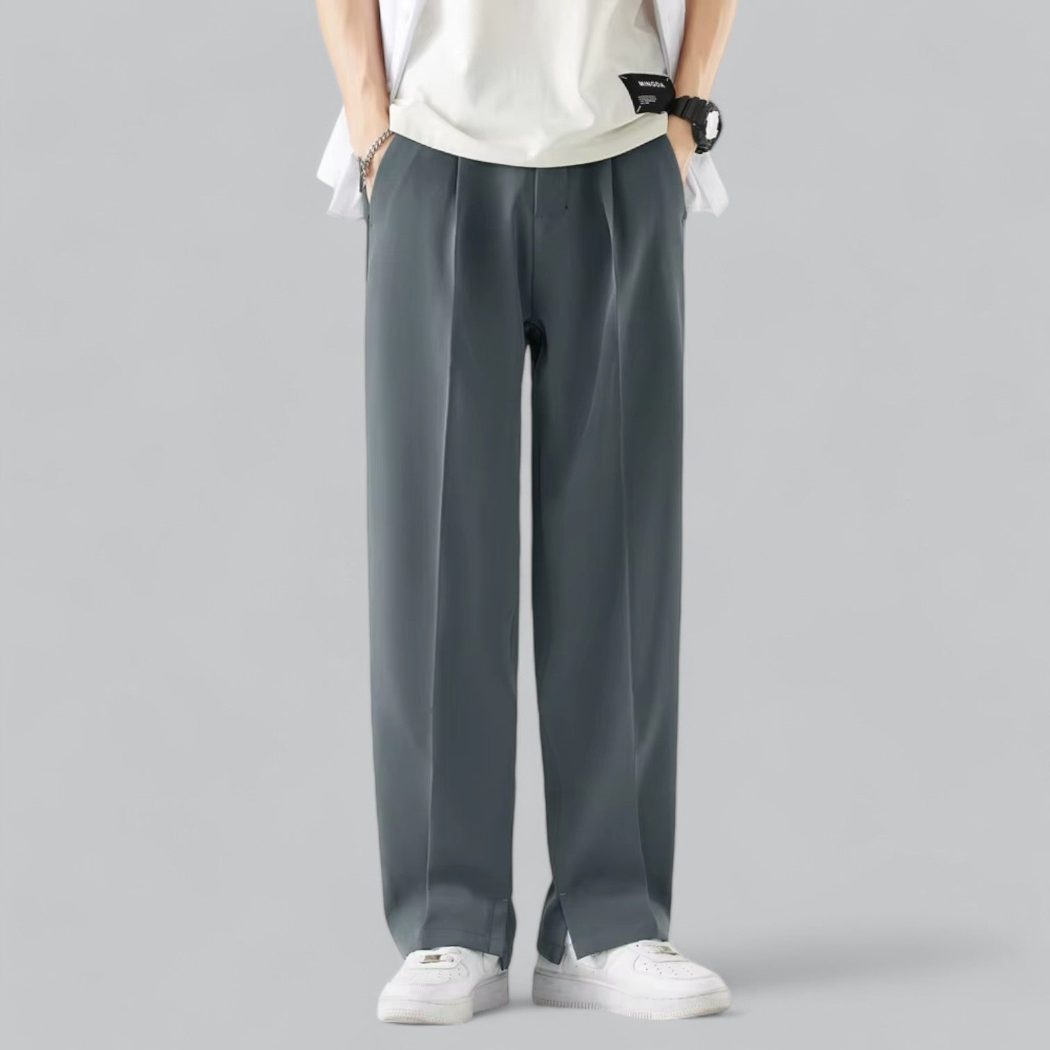 Valenti | Men's Straight Wide Leg Pants