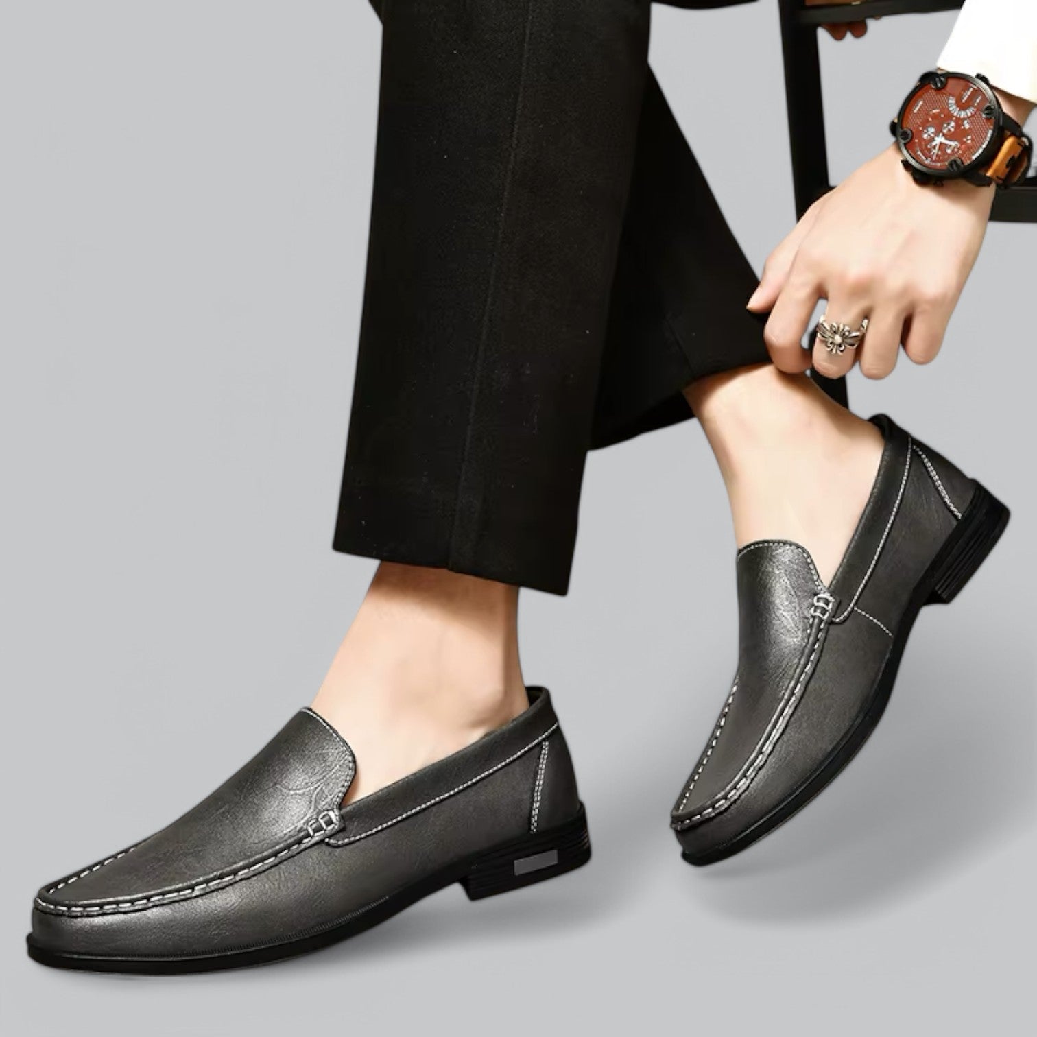Valenti | Premium Leather Loafers - Business Shoes