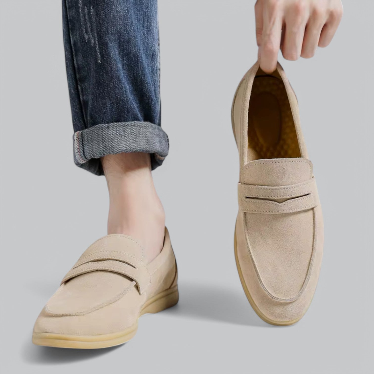 Valenti | Casual Suede Loafers - Classic Soft Moccasins