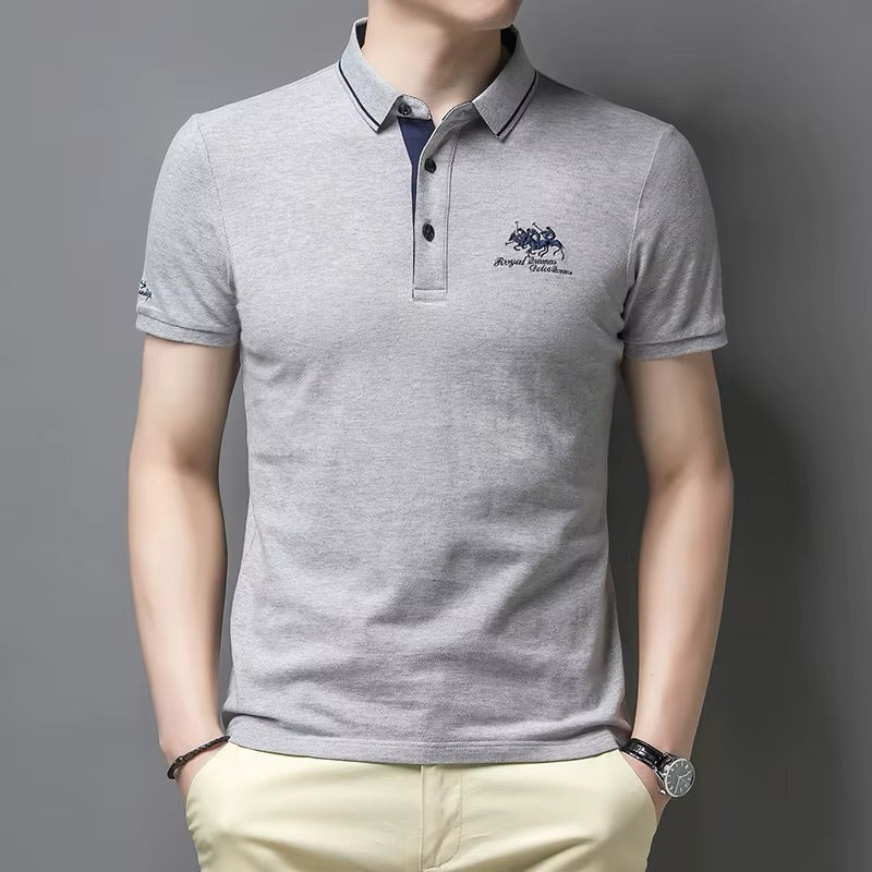 Valenti | Short Sleeve Polo Shirt - Premium Cotton T-Shirt