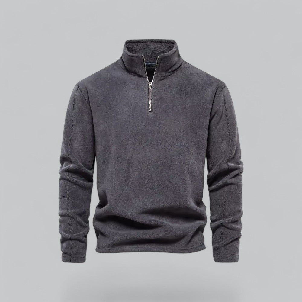 Valenti | Essential Fleece Quarter Zip Softshell Sweater