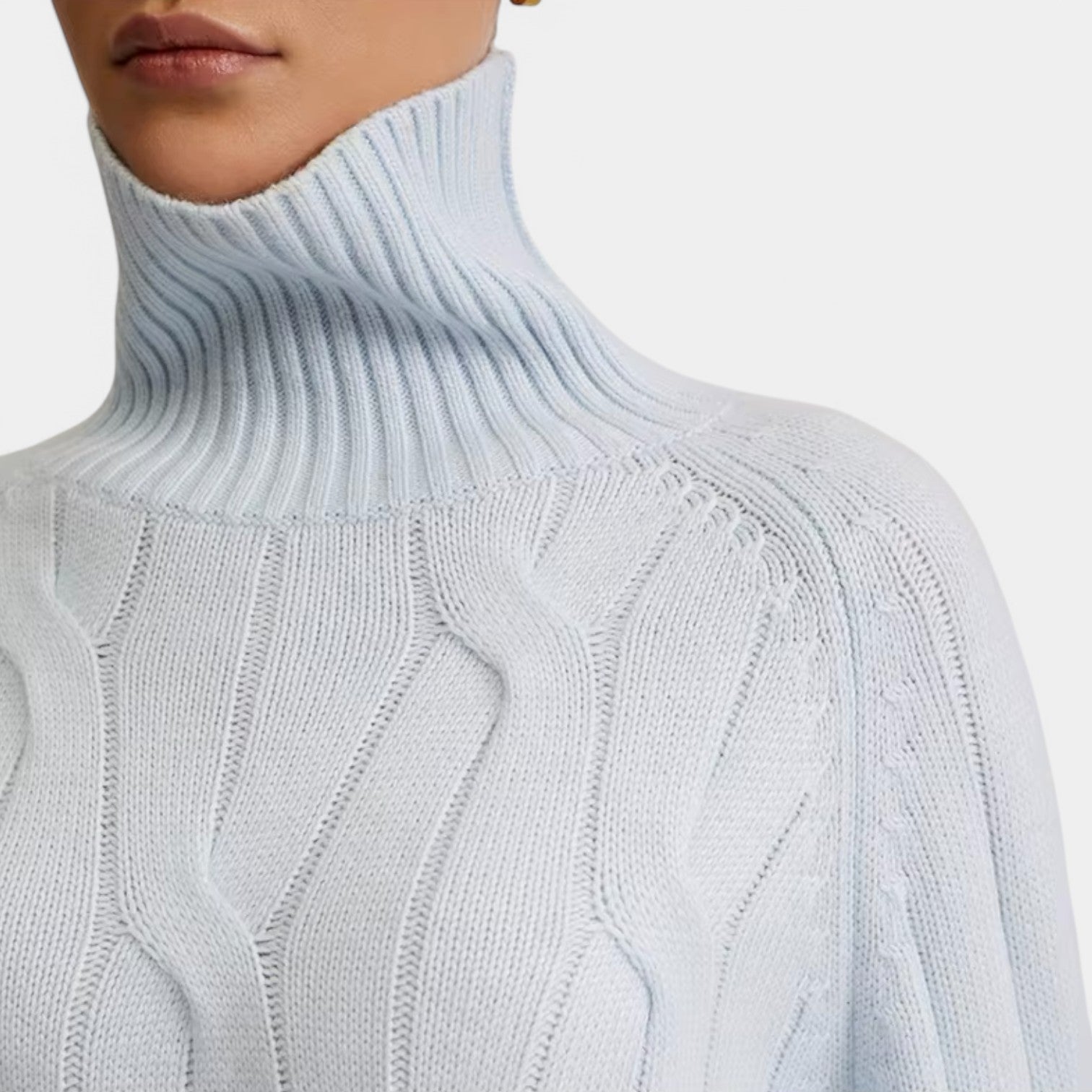Valenti | Casual Merino Knit Lounge Set - Roll Neck Sweater with Joggers