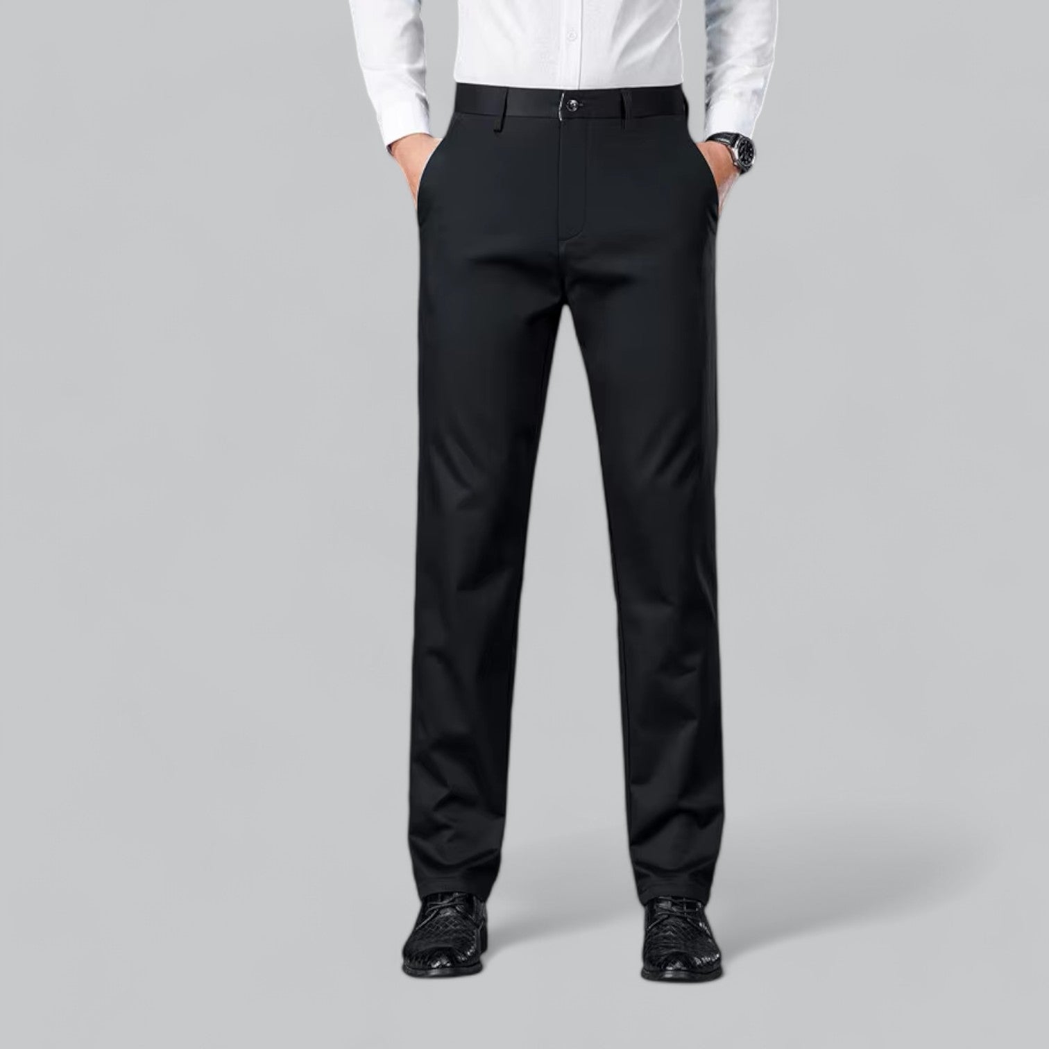 Valenti | Men's Formal Chino Trousers Stretch