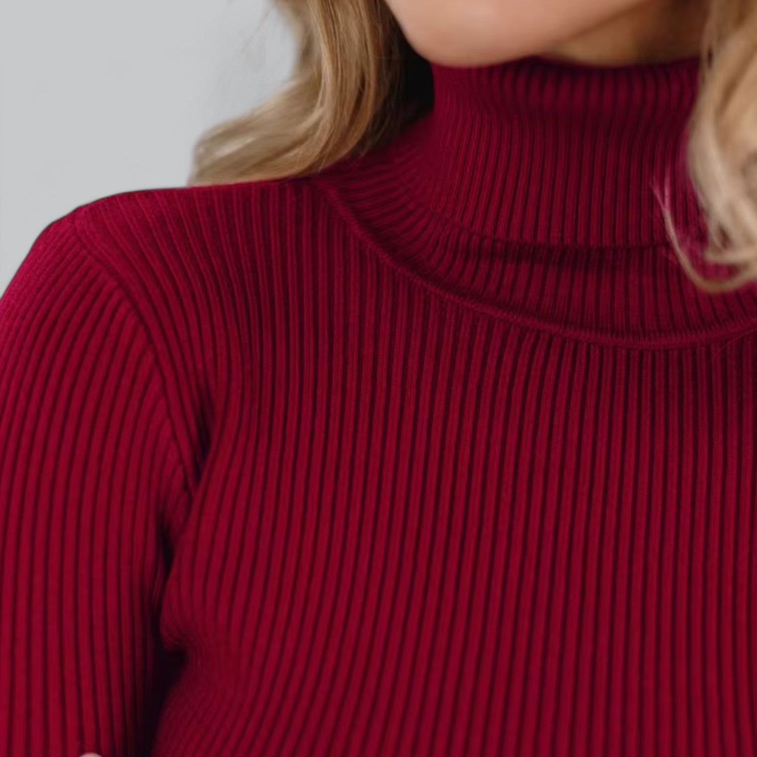 Valenti | Essential Stretchy Mock Turtleneck Pullover Soft Sweater