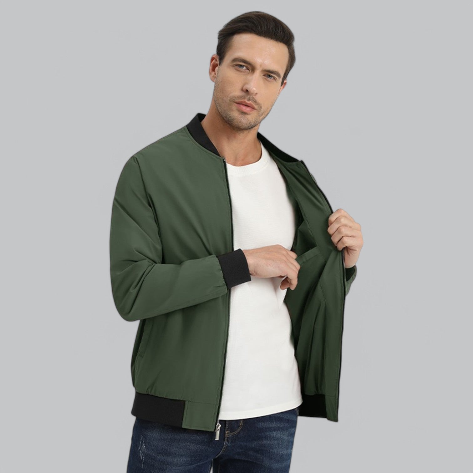 Valenti | Essential Windbreaker Jacket - Casual Lightweight Bomber