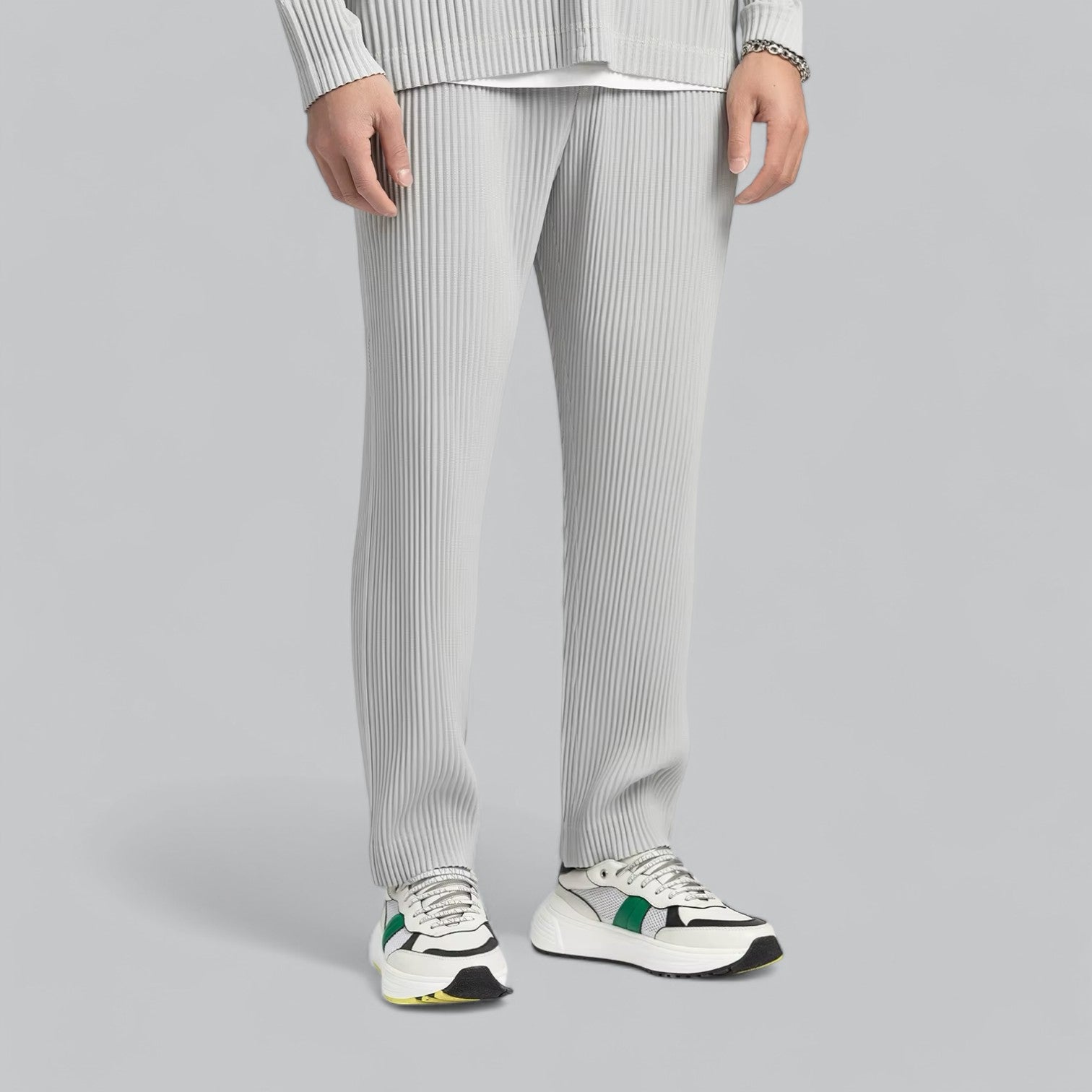 Valenti | Premium Relaxed Ribbed Pleated Outfit