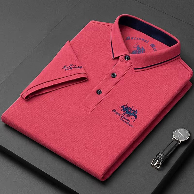 Valenti | Short Sleeve Polo Shirt - Premium Cotton T-Shirt