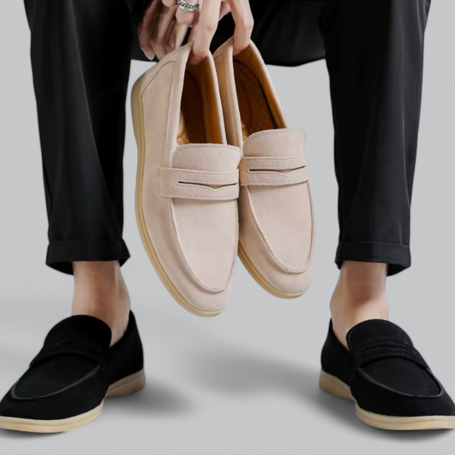 Valenti | Casual Suede Loafers - Classic Soft Moccasins