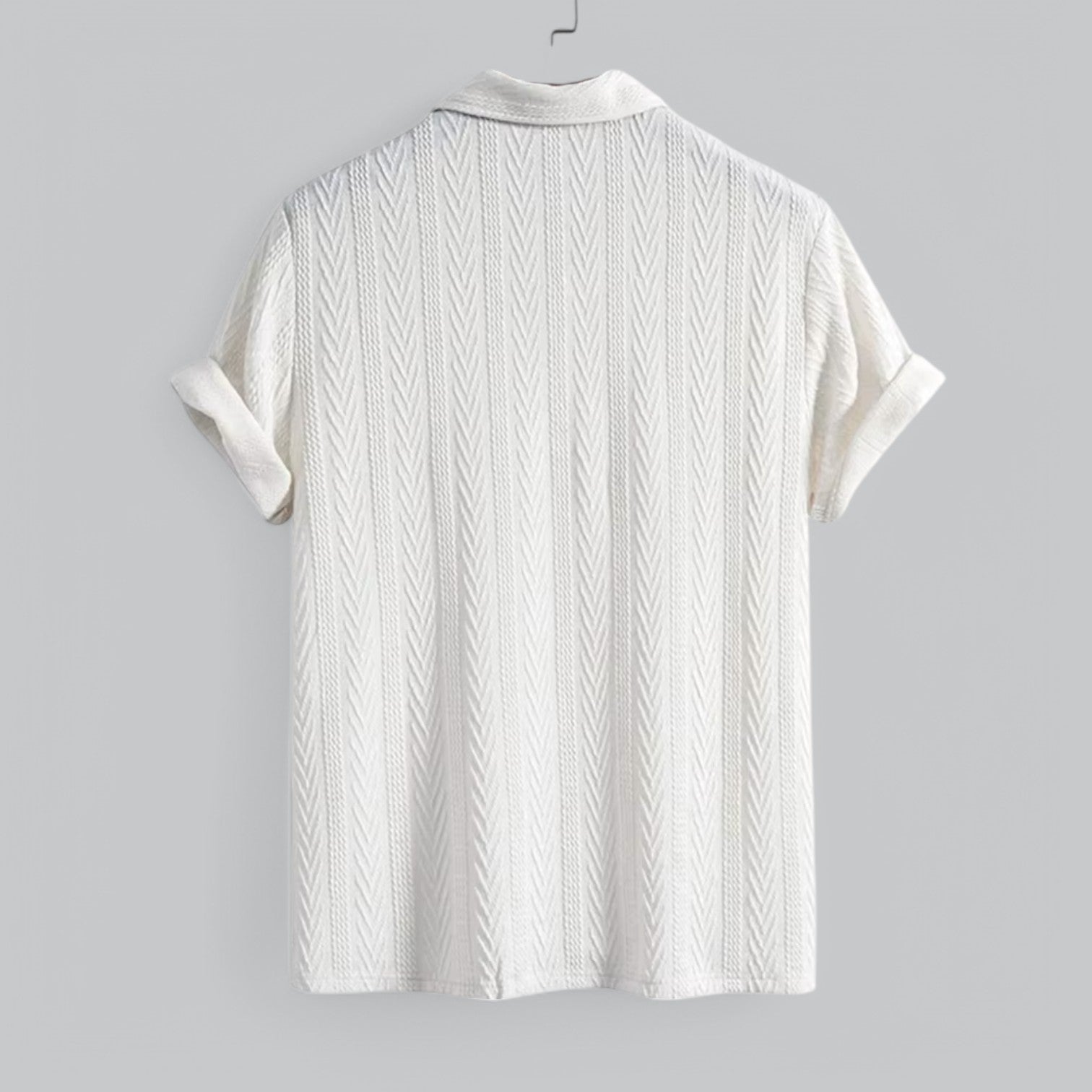 Valenti | Old-Money Jacquard Polo T-Shirt