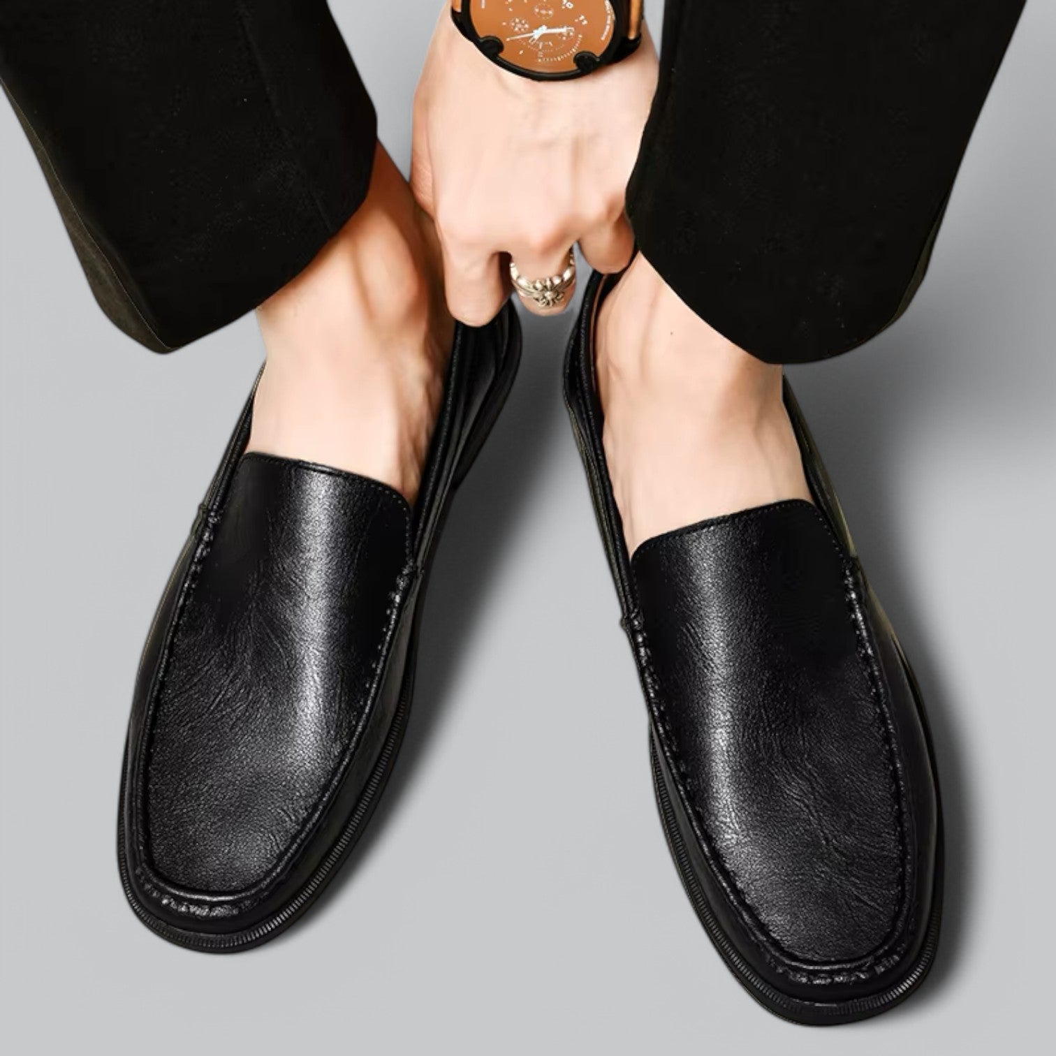 Valenti | Premium Leather Loafers - Business Shoes