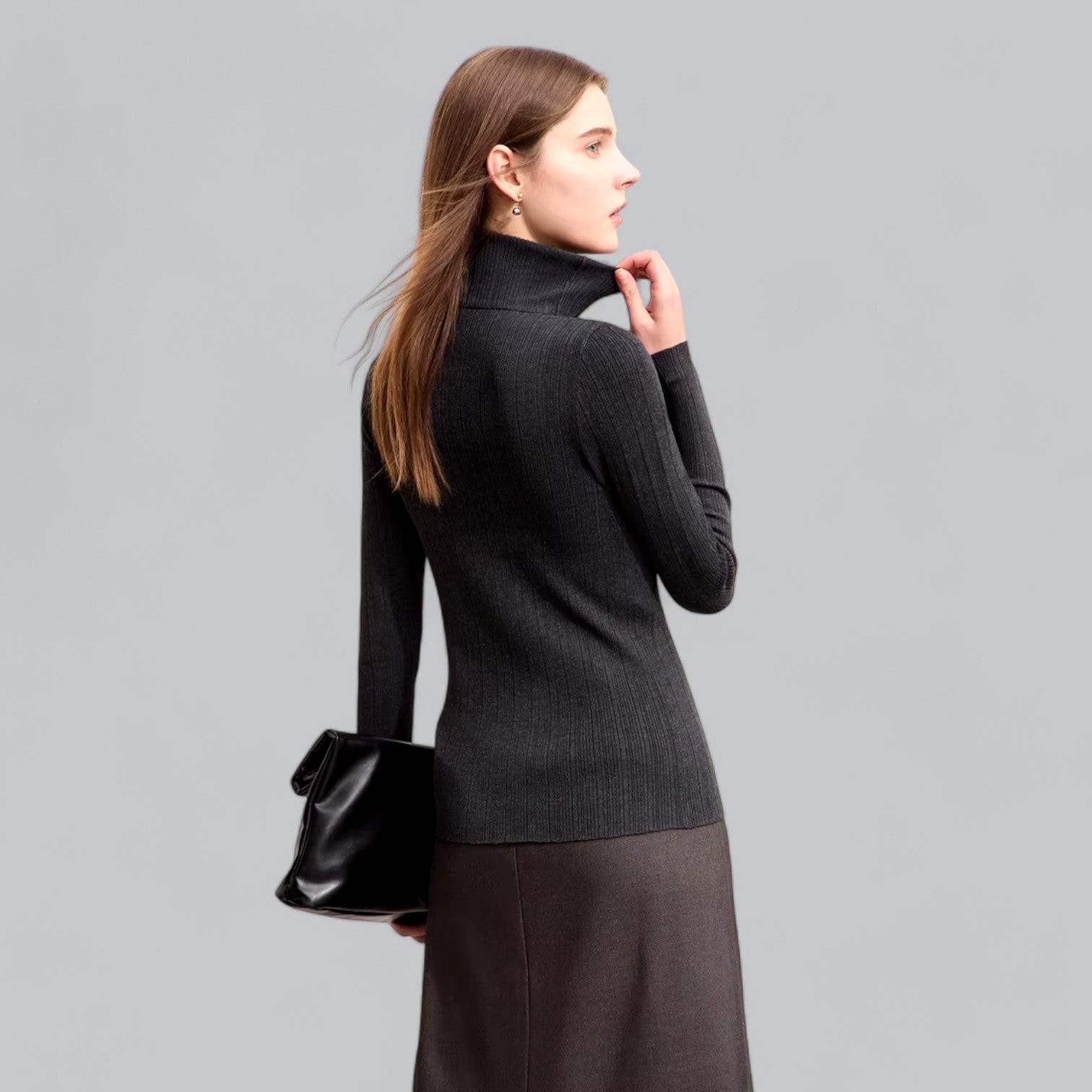 Valenti | Classy Luxury Cashmere Turtleneck Sweater Roll Neck Pullover