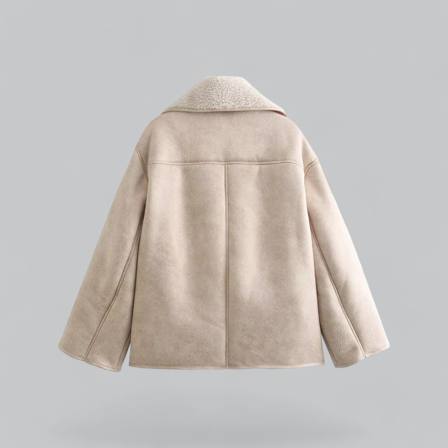 Valenti | Classy Suede Coat Faux Fur Winter Jacket