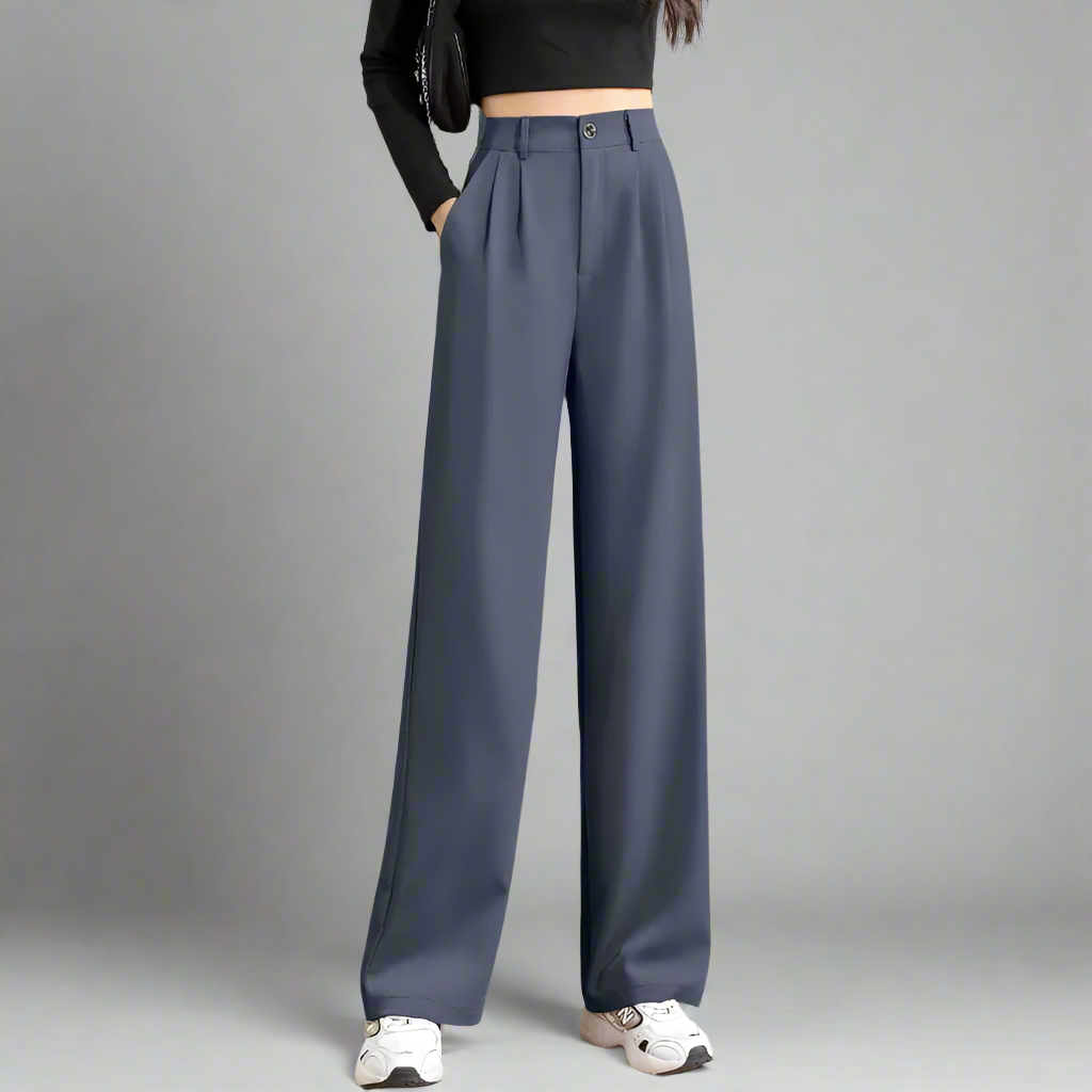 Valenti | Tailored Women's High Waisted Wide Leg Trousers