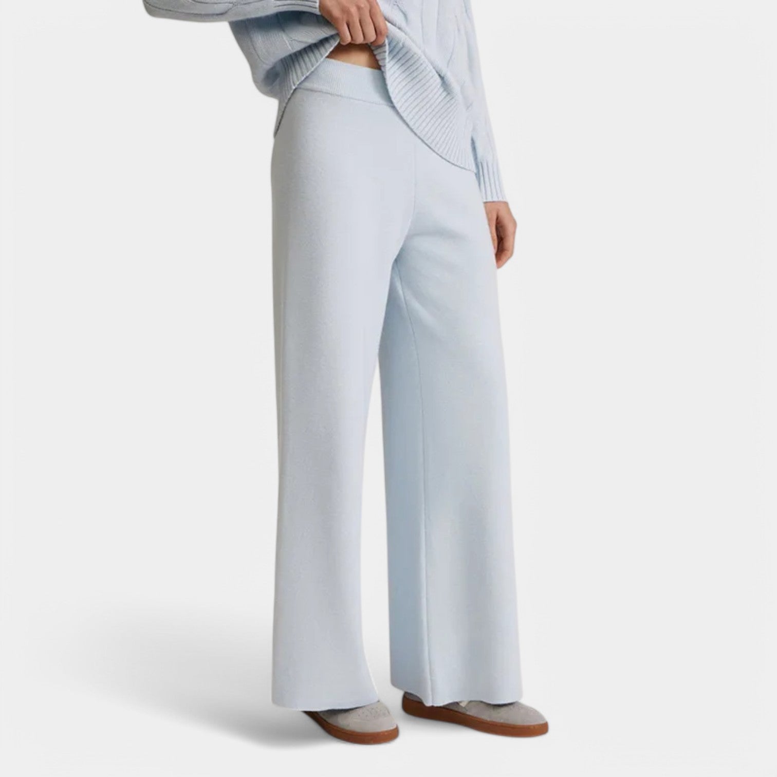 Valenti | Casual Merino Knit Lounge Set - Roll Neck Sweater with Joggers