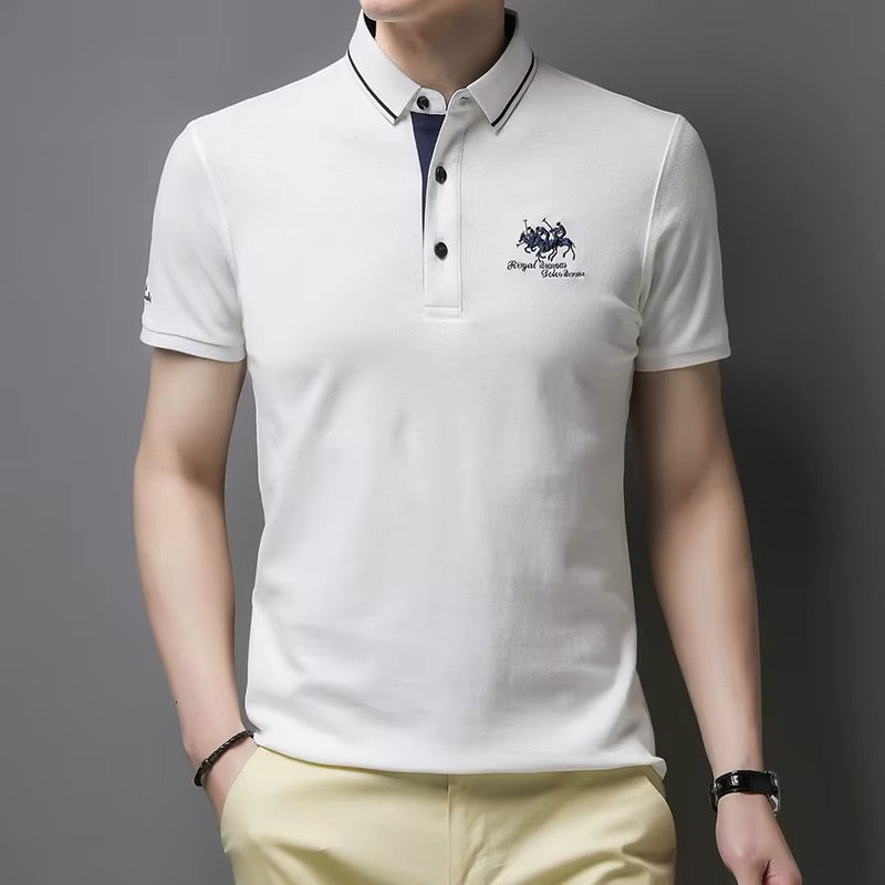 Valenti | Short Sleeve Polo Shirt - Premium Cotton T-Shirt