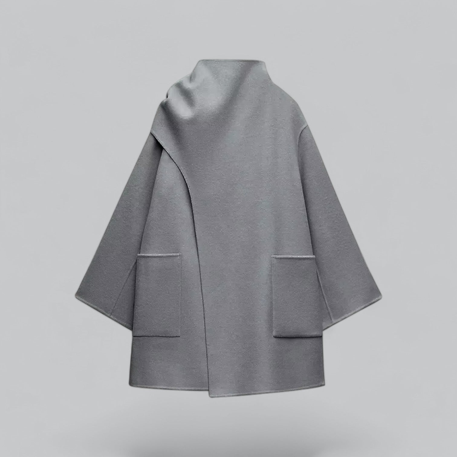 Valenti | Classy Scarf Cape Coat Woollen Winter Jacket