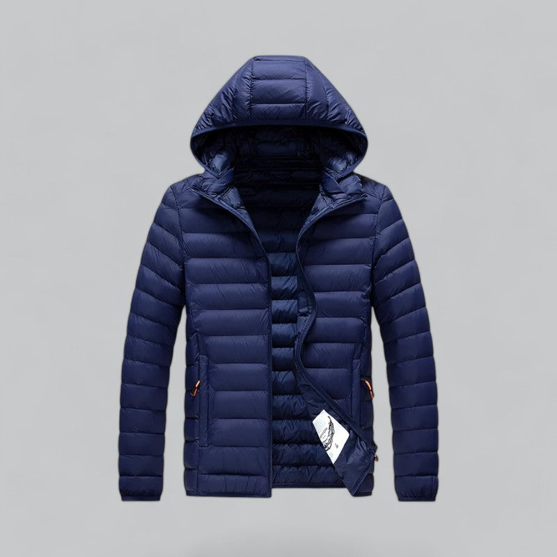 Valenti | Men's Hooded Windbreaker Puffer Jacket Parka-VALENTI