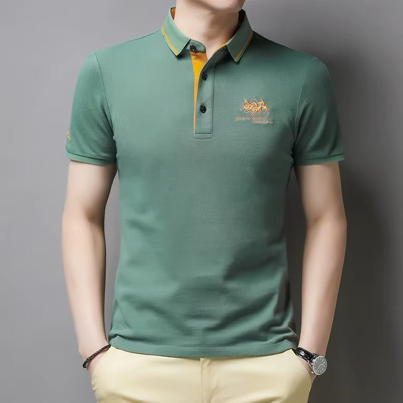 Valenti | Short Sleeve Polo Shirt - Premium Cotton T-Shirt