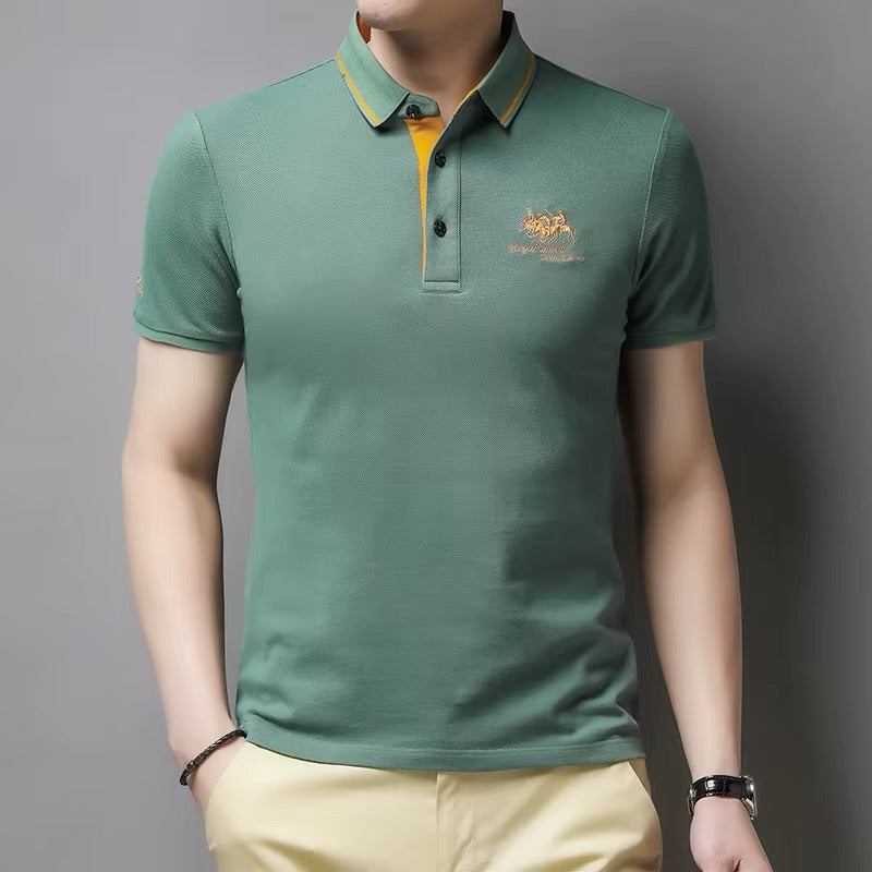 Valenti | Short Sleeve Polo Shirt - Premium Cotton T-Shirt