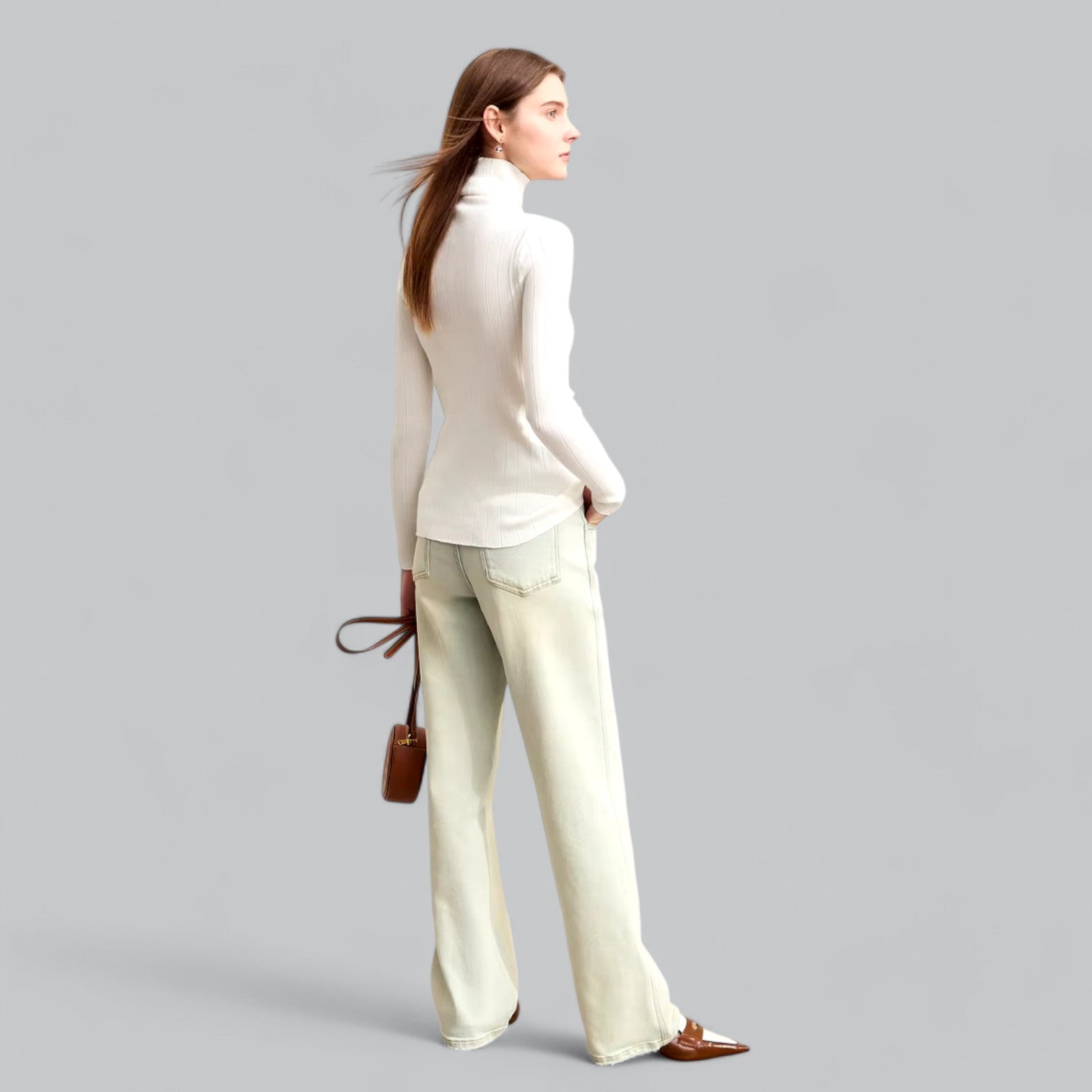 Valenti | Classy Luxury Cashmere Turtleneck Sweater Roll Neck Pullover
