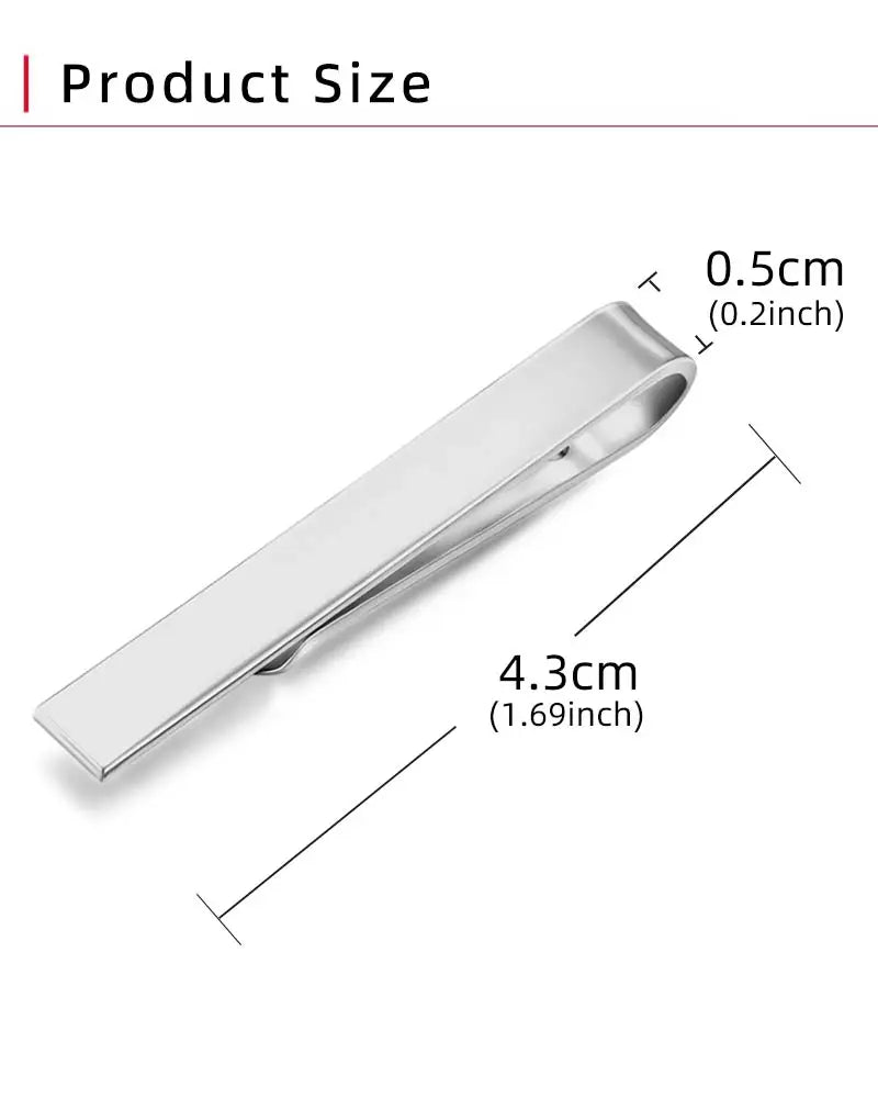 Valenti | Luxury Tie Clip Bar Pin