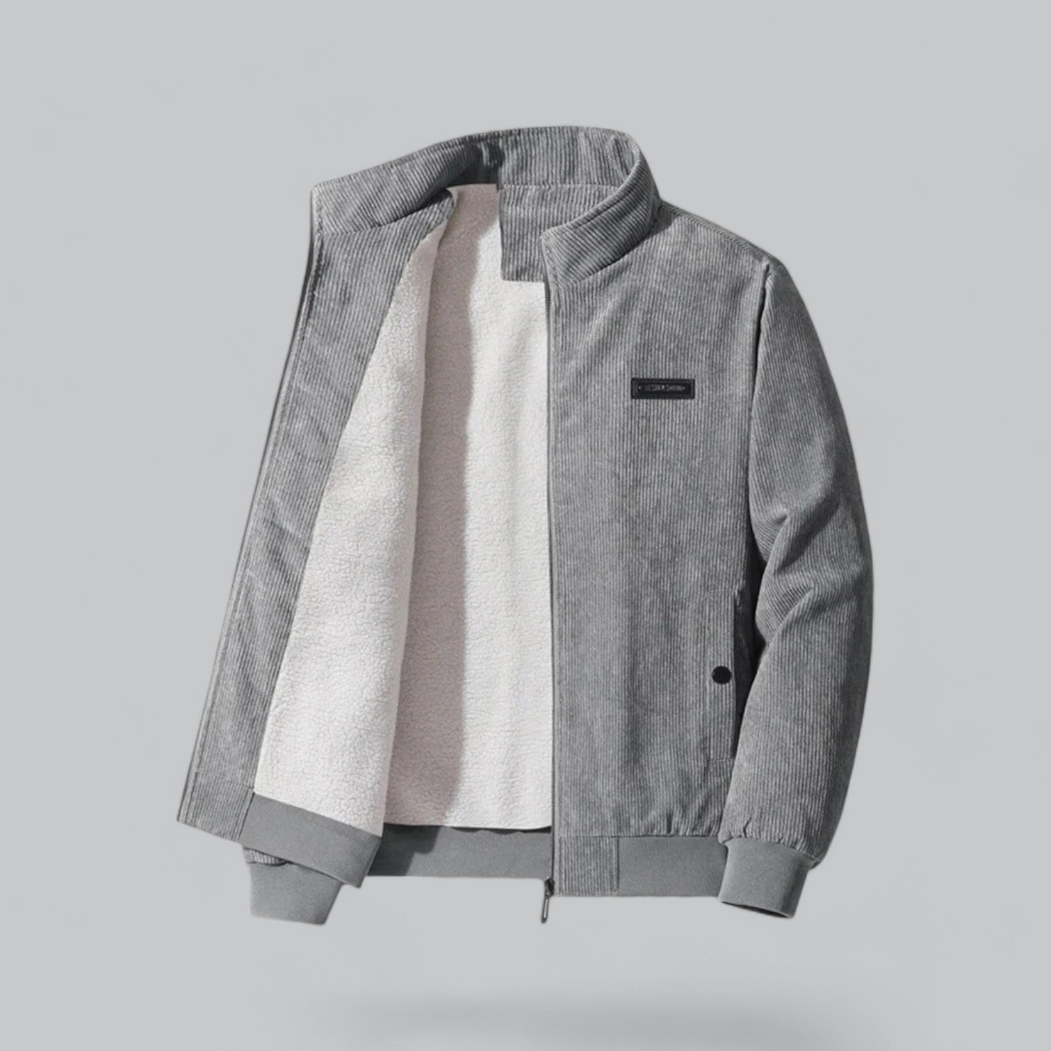 Valenti | Classic Soft Ribbed Fleece Winter Jacket