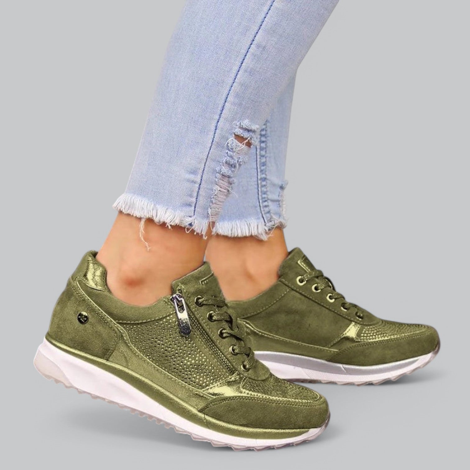 Valenti | Orthopaedic Breathable Zipper Sneakers