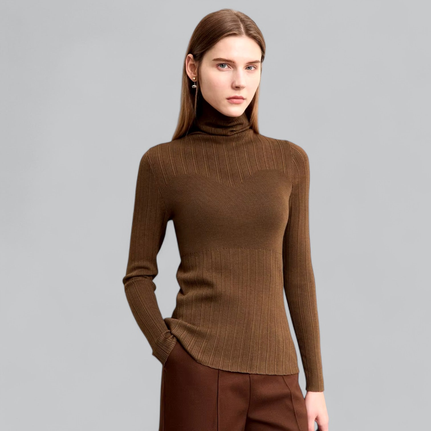 Valenti | Classy Luxury Cashmere Turtleneck Sweater Roll Neck Pullover