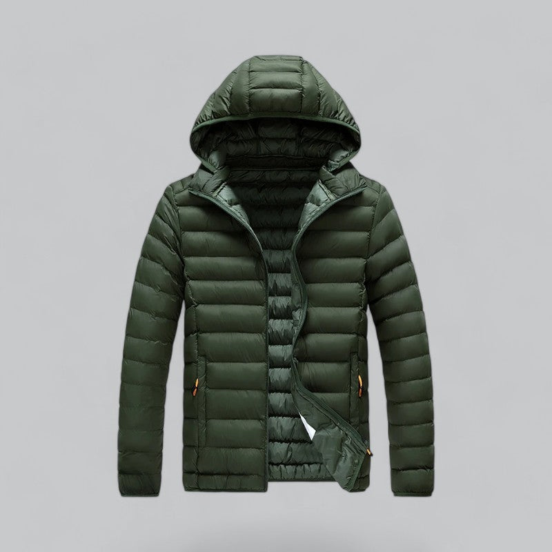 Valenti | Men's Hooded Windbreaker Puffer Jacket Parka-VALENTI