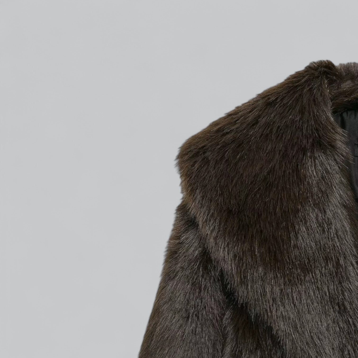 Valenti | Faux Fur Belted Midi Long Coat Plush Winter Jacket-VALENTI