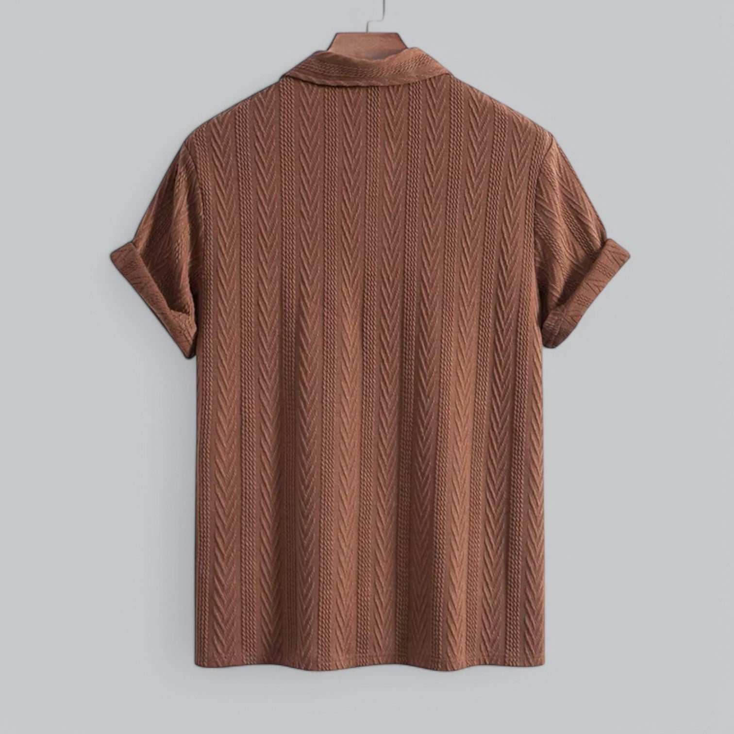 Valenti | Old-Money Jacquard Polo T-Shirt