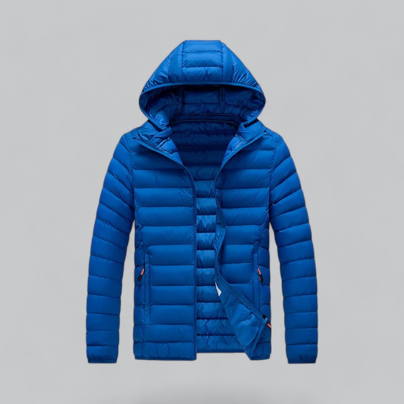 Valenti | Men's Hooded Windbreaker Puffer Jacket Parka-VALENTI