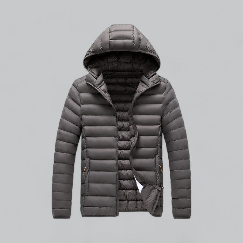 Valenti | Men's Hooded Windbreaker Puffer Jacket Parka-VALENTI