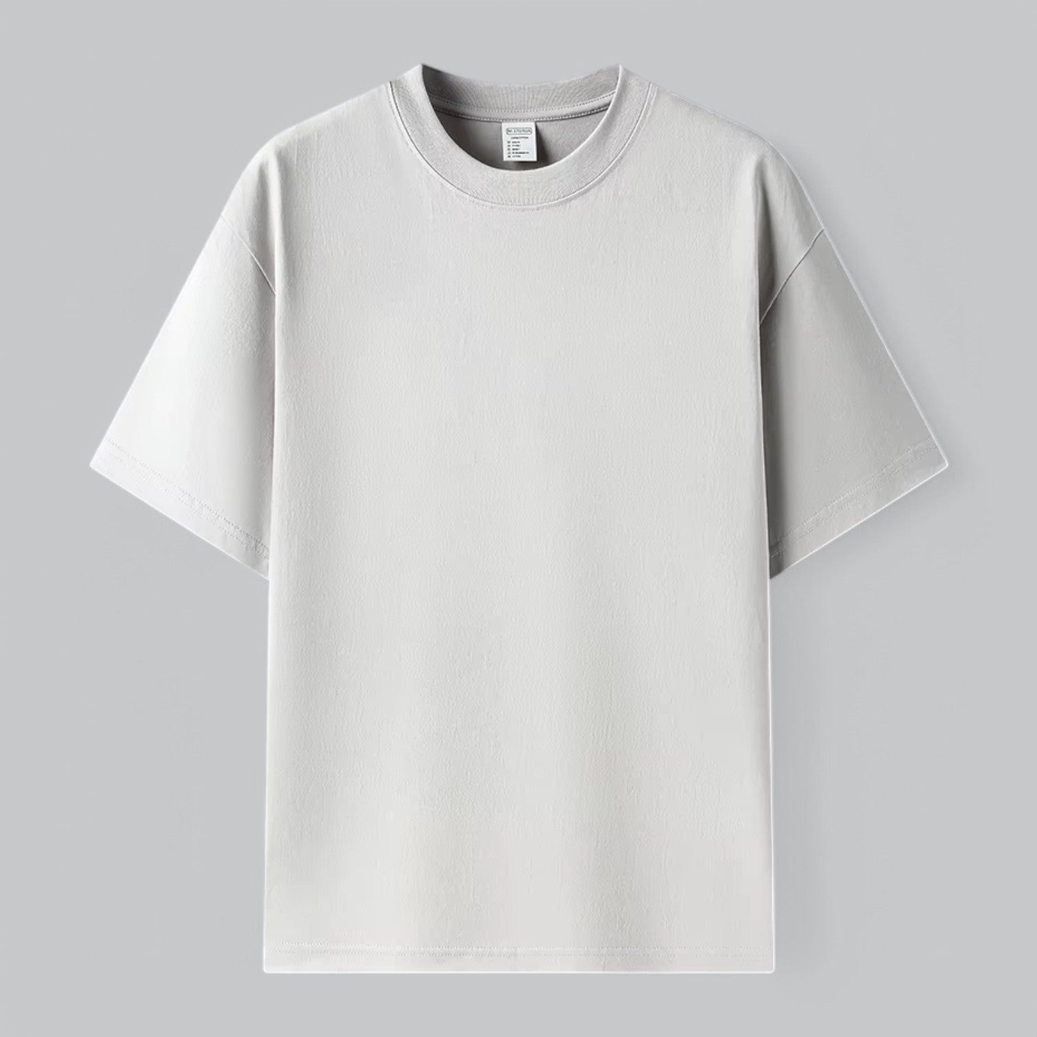 Cotton Crew Neck T-Shirt-VALENTI
