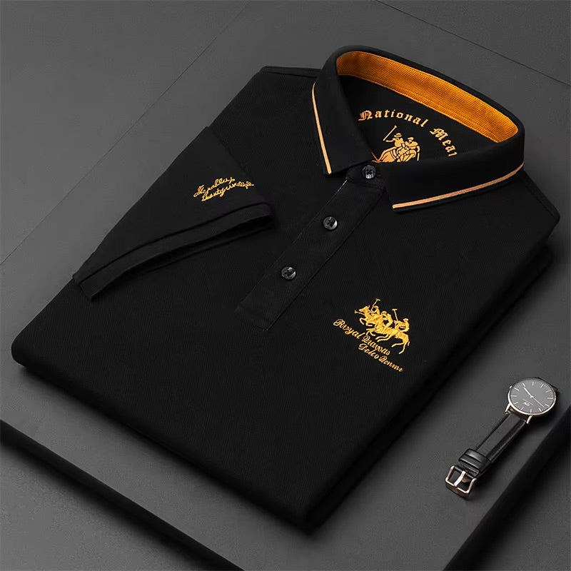 Valenti | Short Sleeve Polo Shirt - Premium Cotton T-Shirt