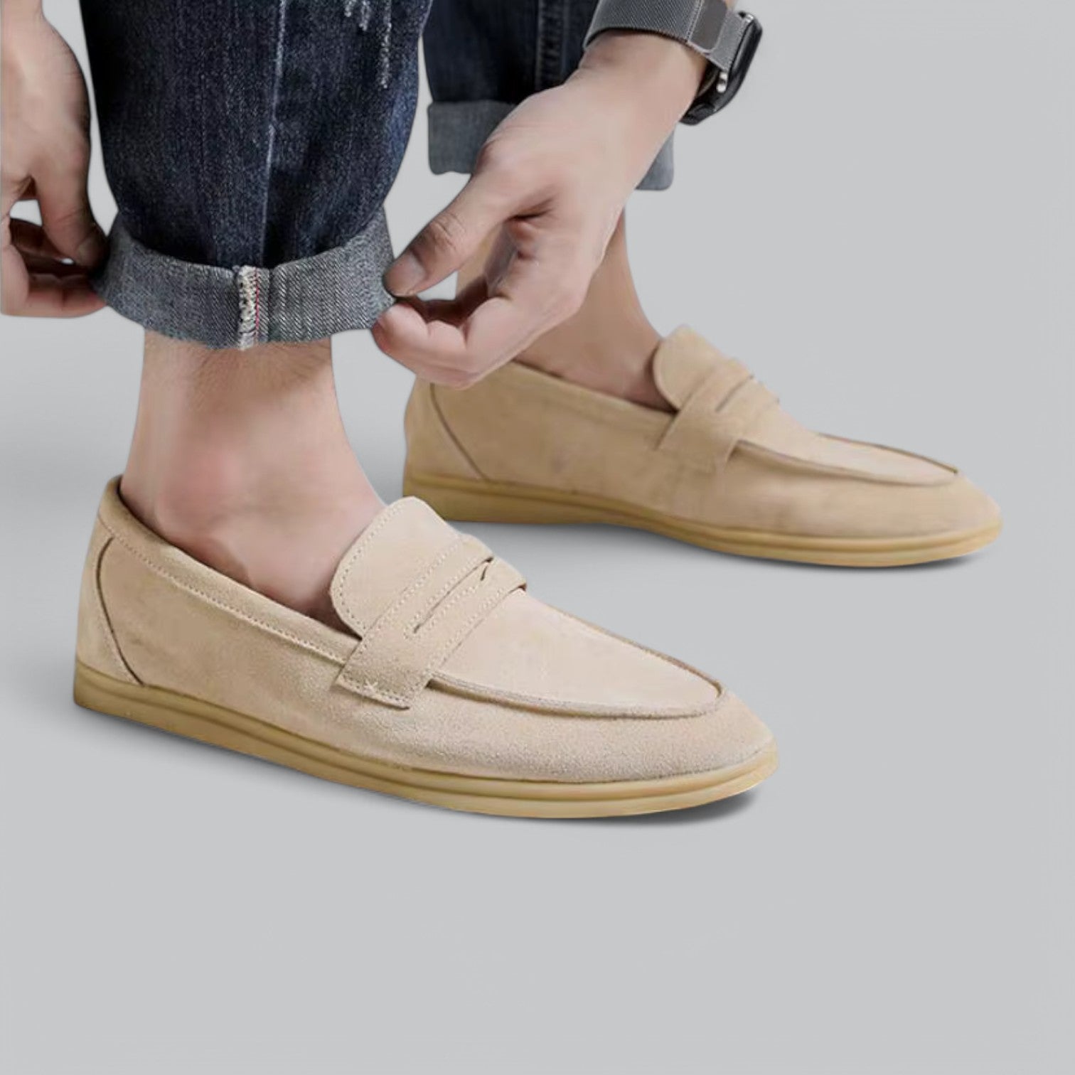 Valenti | Casual Suede Loafers - Classic Soft Moccasins