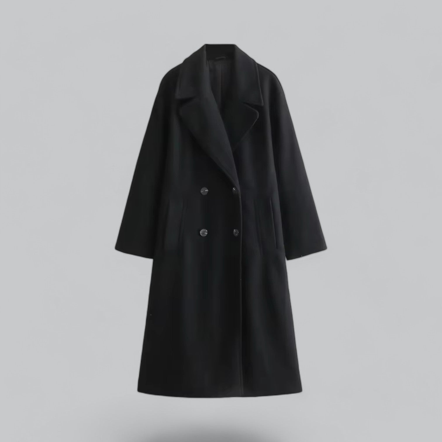 Valenti | Chic Oversized Tailored Soft Coat Buttoned