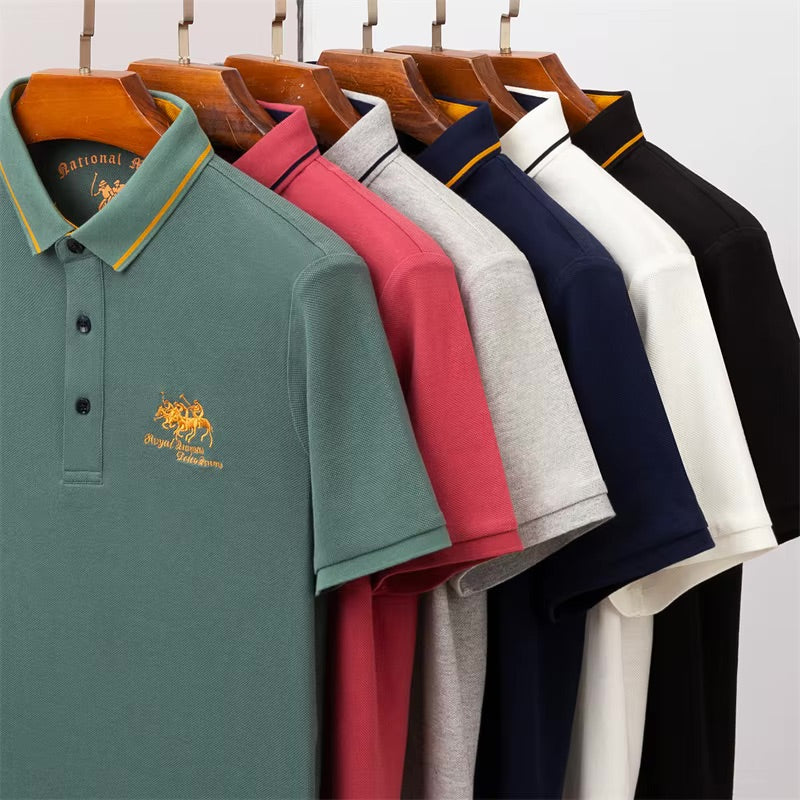 Valenti | Short Sleeve Polo Shirt - Premium Cotton T-Shirt