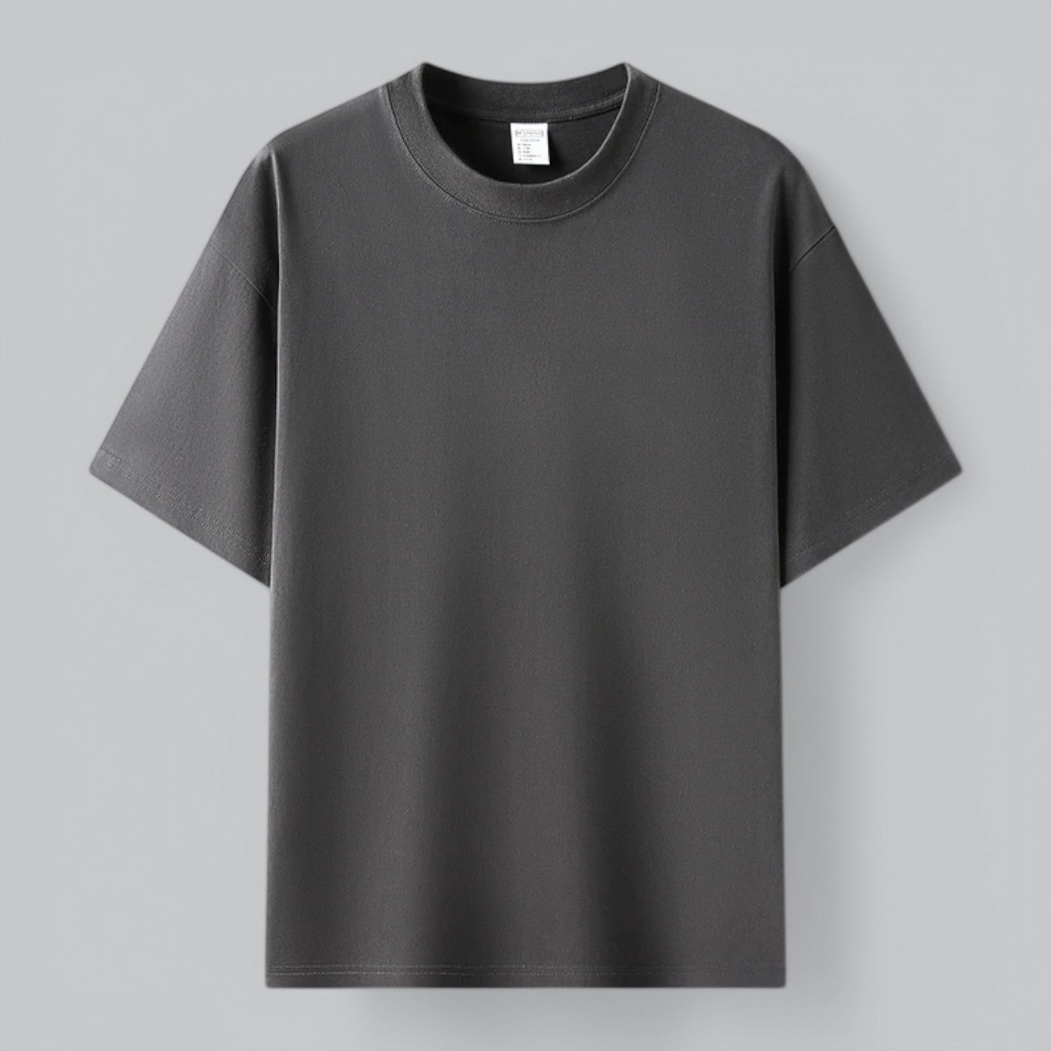 Cotton Crew Neck T-Shirt-VALENTI