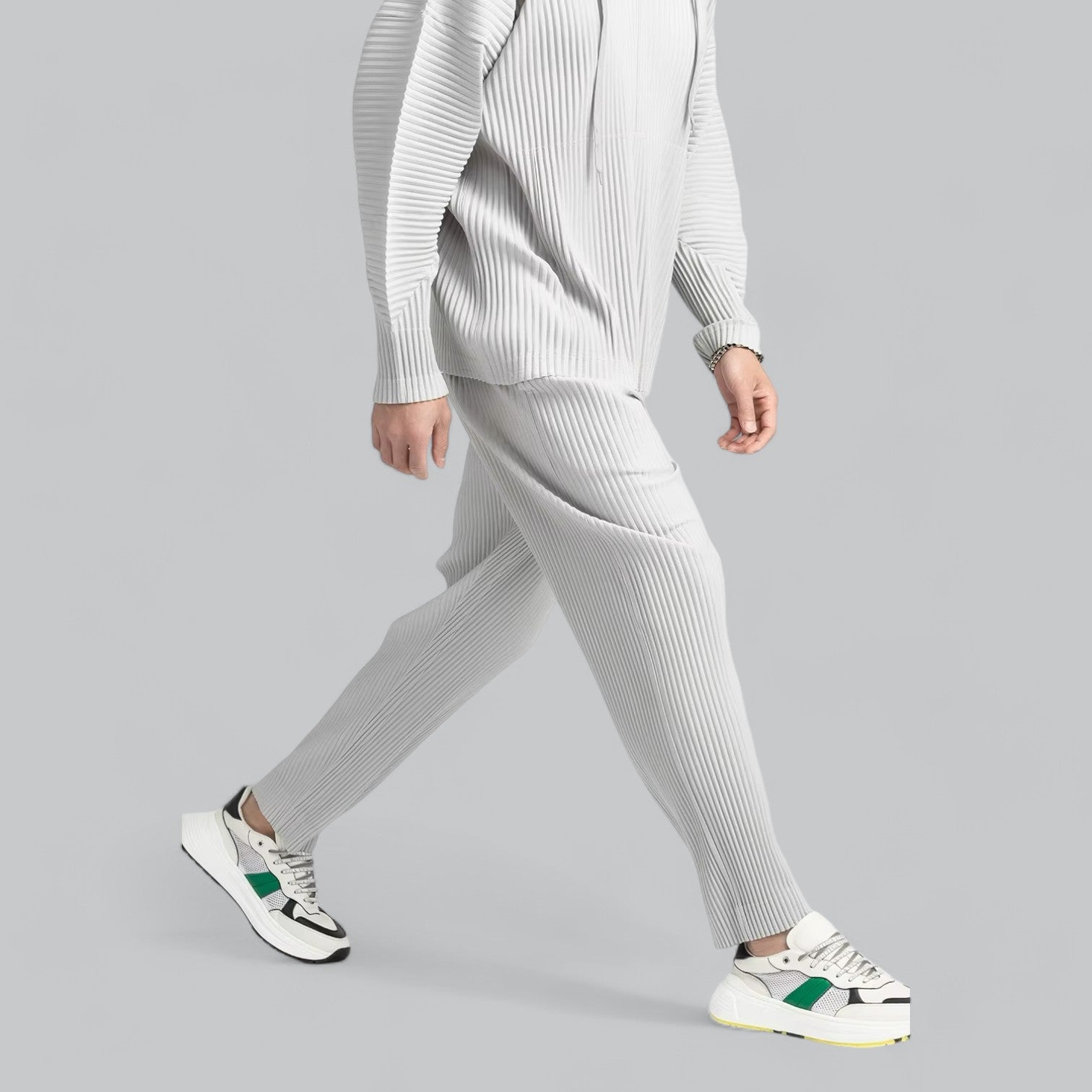 Valenti | Premium Relaxed Ribbed Pleated Outfit