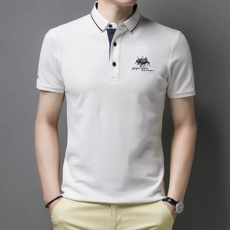 Valenti | Short Sleeve Polo Shirt - Premium Cotton T-Shirt