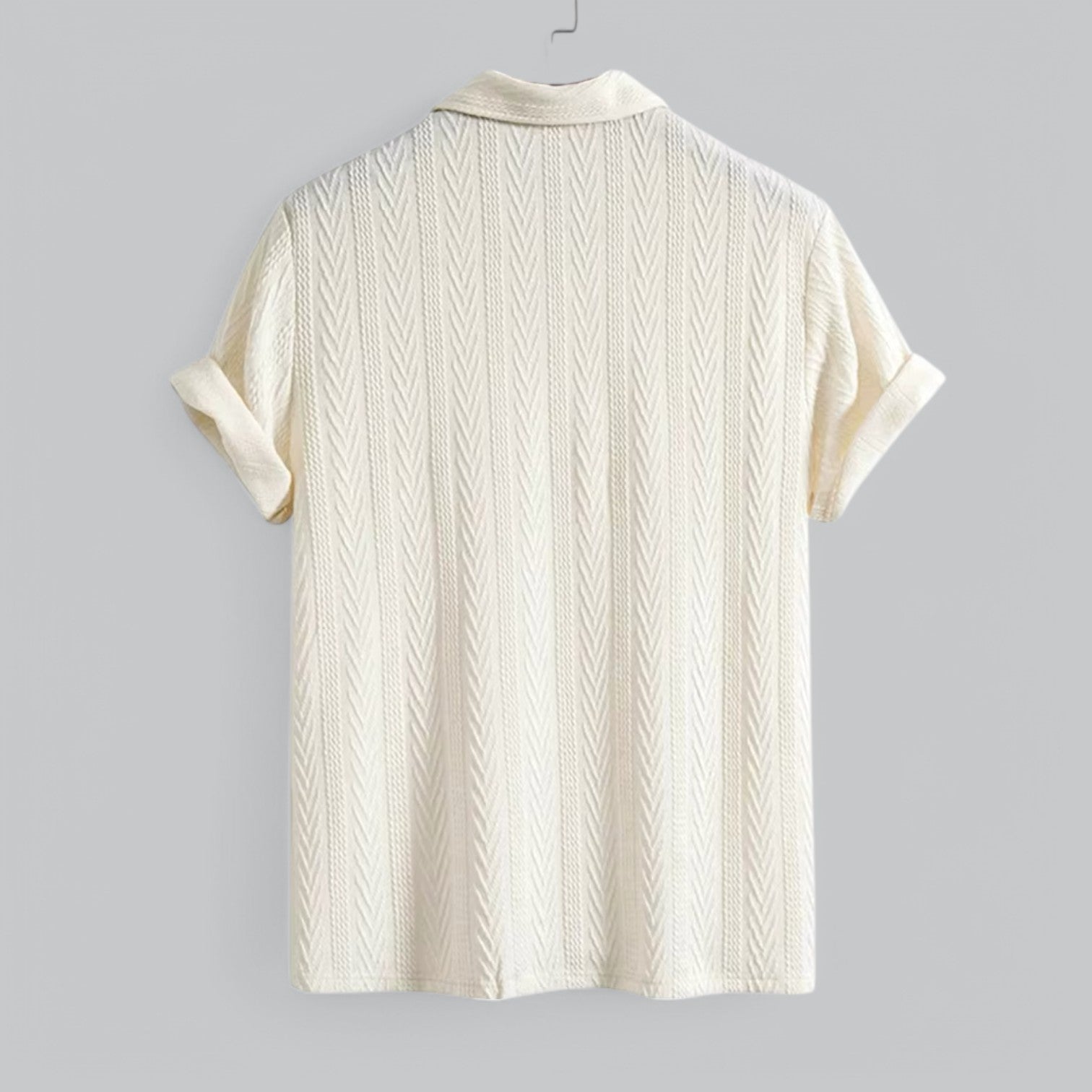 Valenti | Old-Money Jacquard Polo T-Shirt