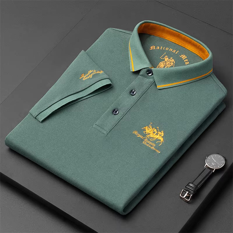 Valenti | Short Sleeve Polo Shirt - Premium Cotton T-Shirt