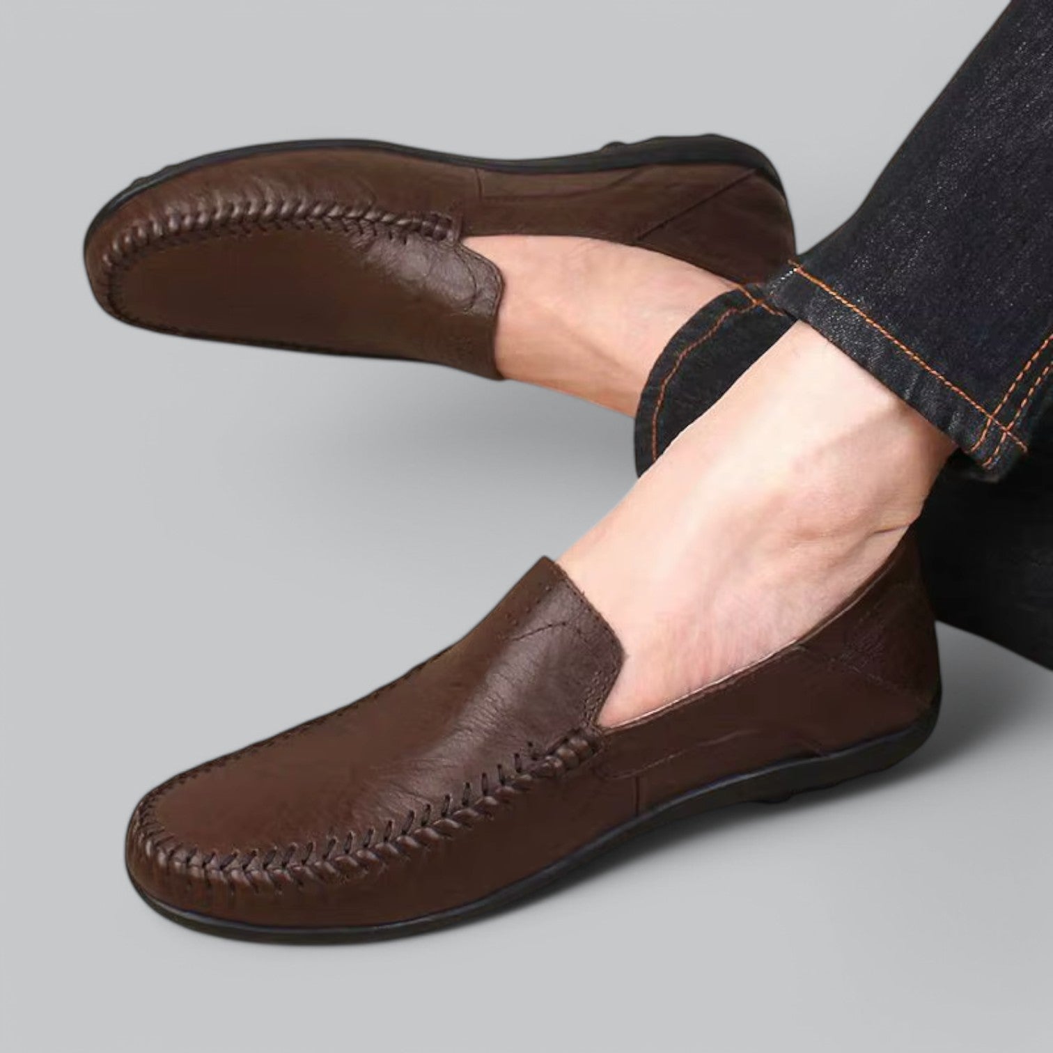 Valenti | Classic Leather Business Loafers - Loafer Shoes