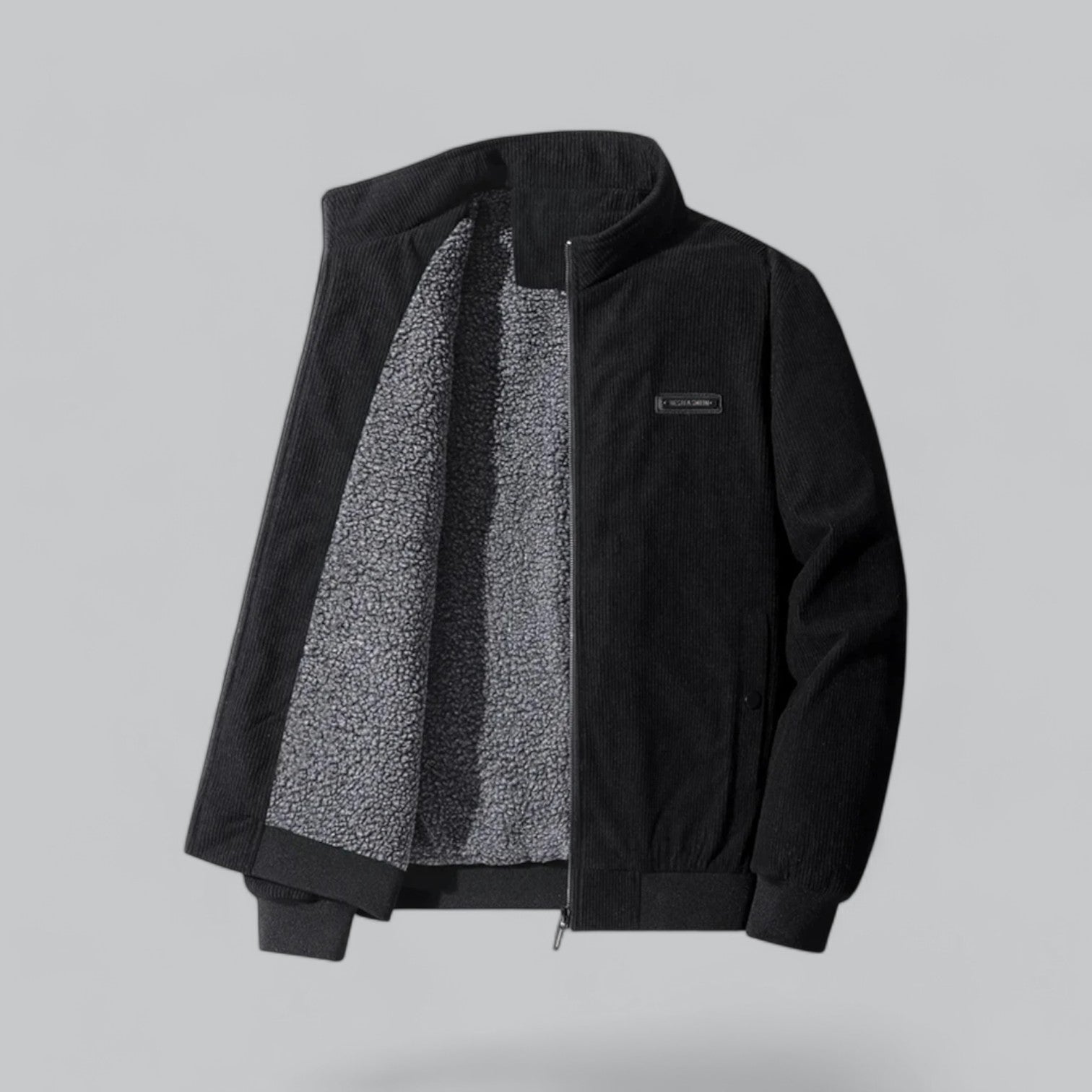 Valenti | Classic Soft Ribbed Fleece Winter Jacket