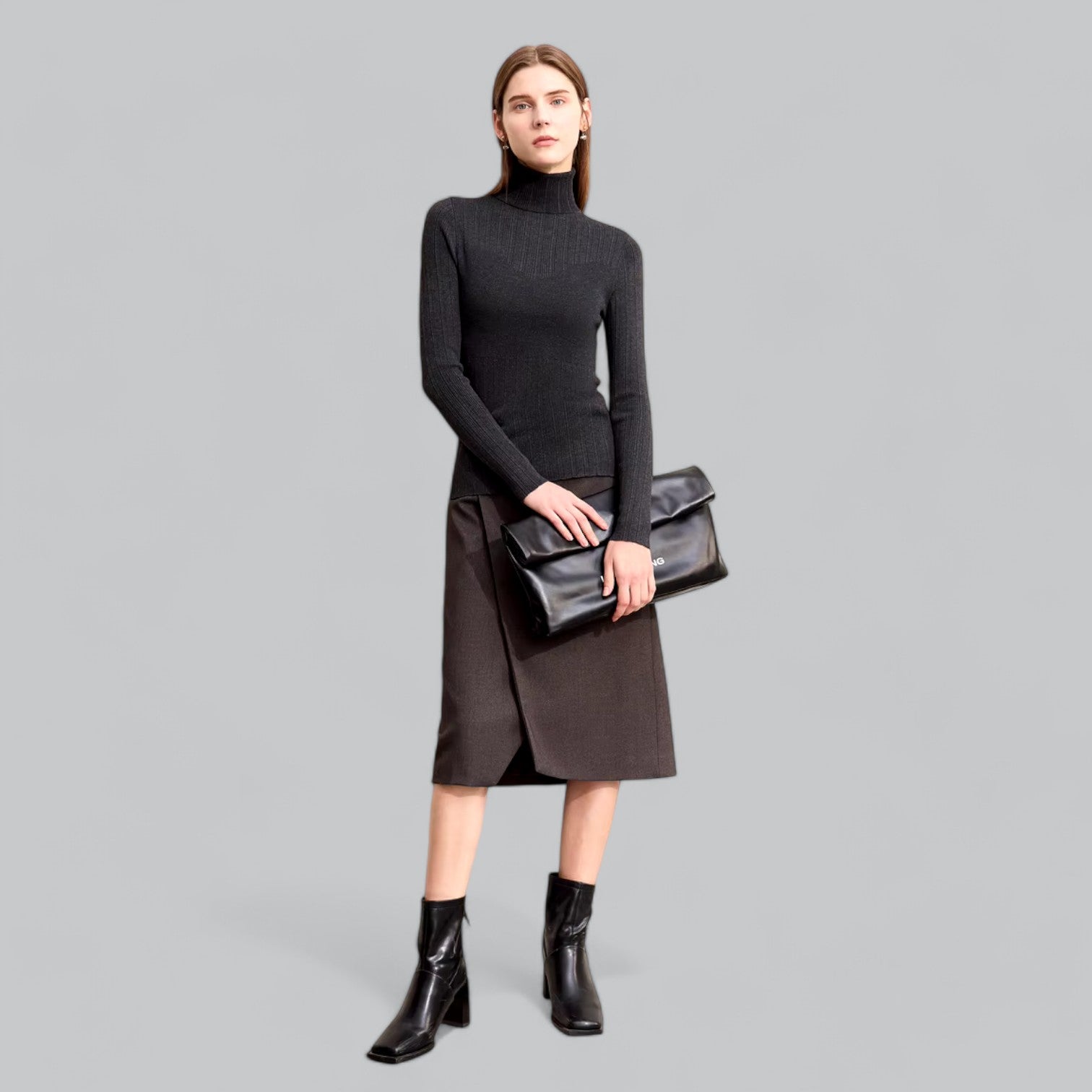 Valenti | Classy Luxury Cashmere Turtleneck Sweater Roll Neck Pullover