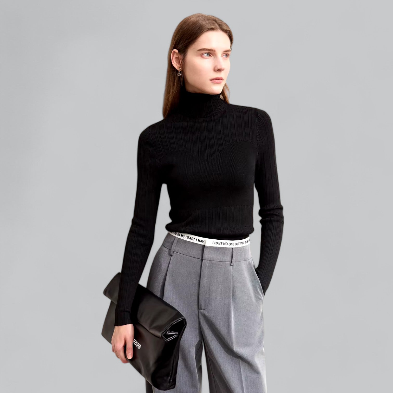 Valenti | Classy Luxury Cashmere Turtleneck Sweater Roll Neck Pullover