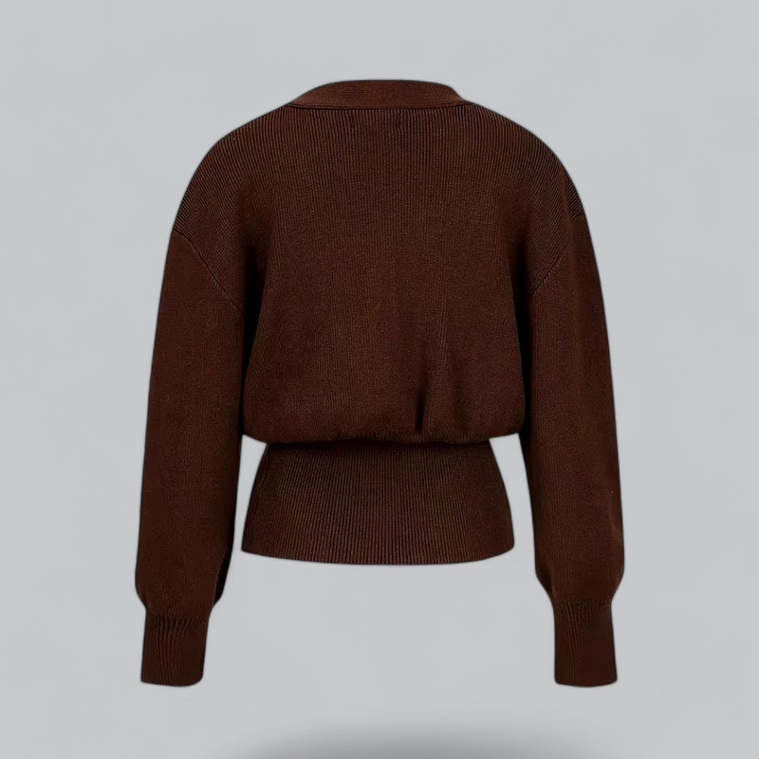 Valenti | Chic V-Neck Sweater Single Breasted Cardigan