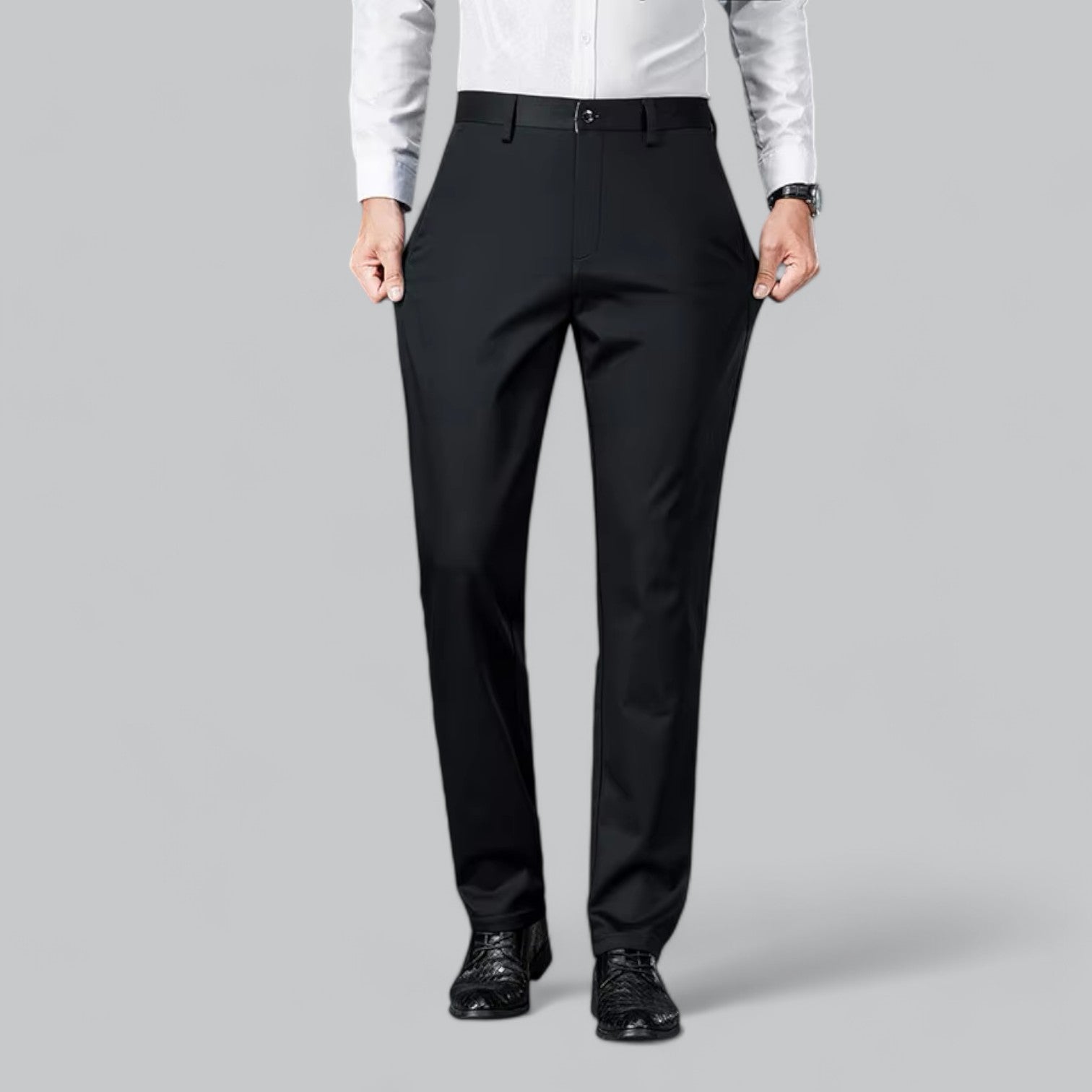 Valenti | Men's Formal Chino Trousers Stretch